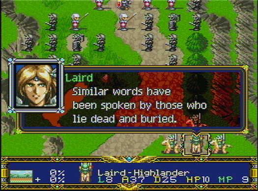 Screenshot of Der Langrisser