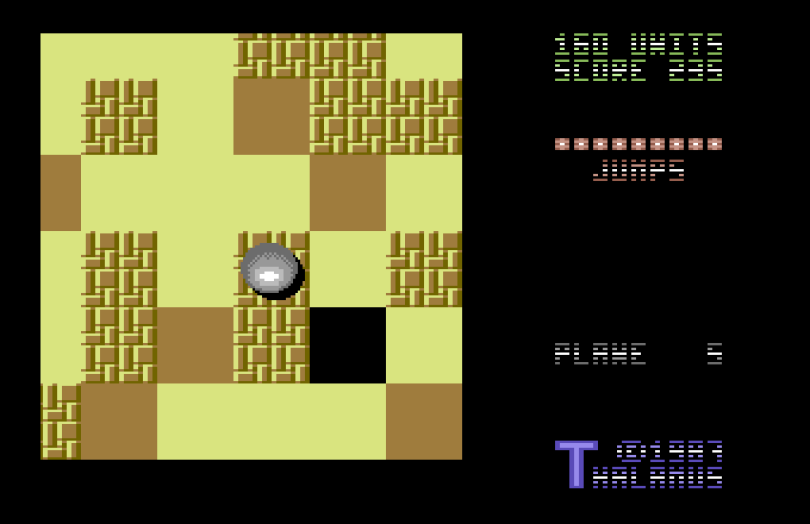 Screenshot of Quedex for Commodore 64